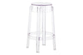 Set of 2 Matt Blatt Philippe Starck Ghost Barstools Replica (Clear, 66cm)