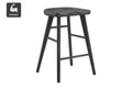 Matt Blatt Saddle Backless Counter Stool (Black Oak)