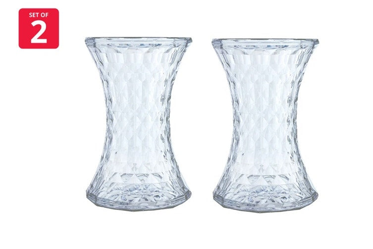 Set of 2 Matt Blatt Marcel Wanders Stone Stools Replica (Clear)