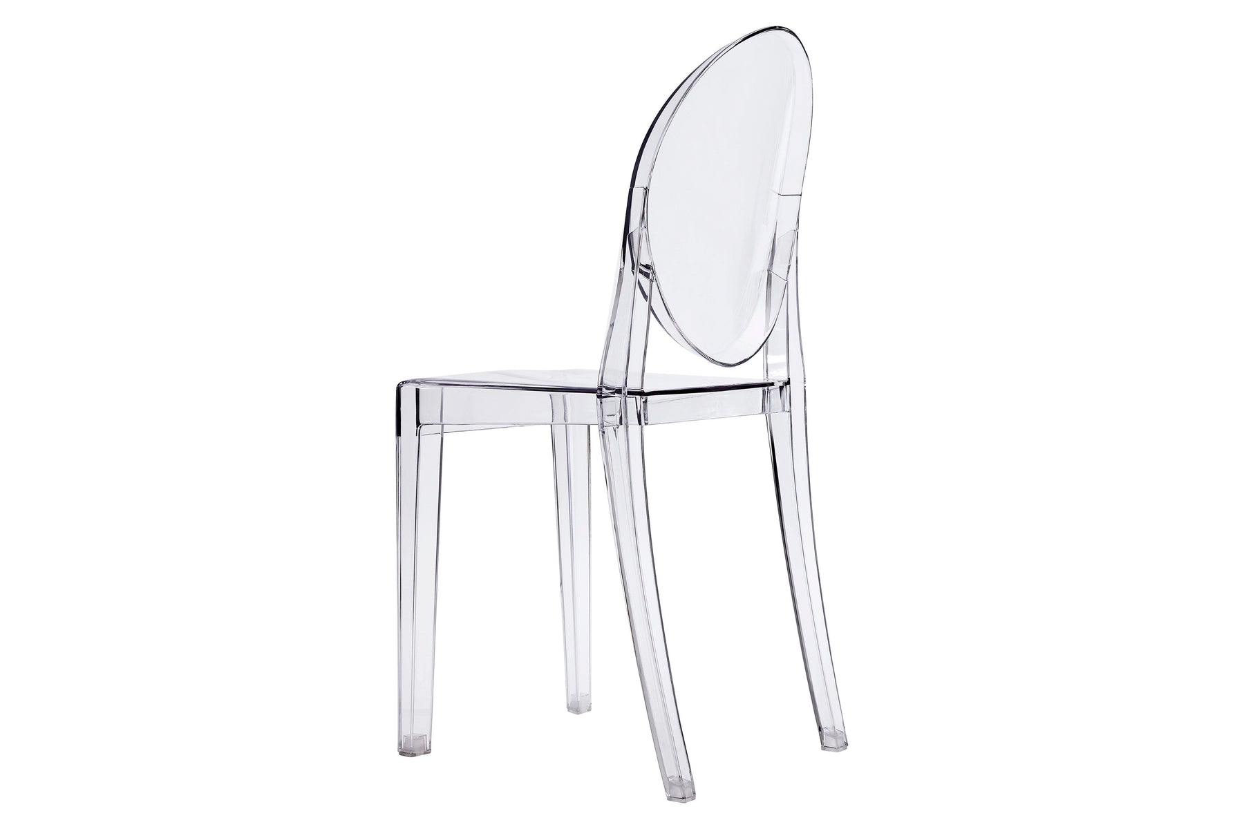 Set of 2 Matt Blatt Philippe Starck Victoria Ghost Chairs Replica (Clear)