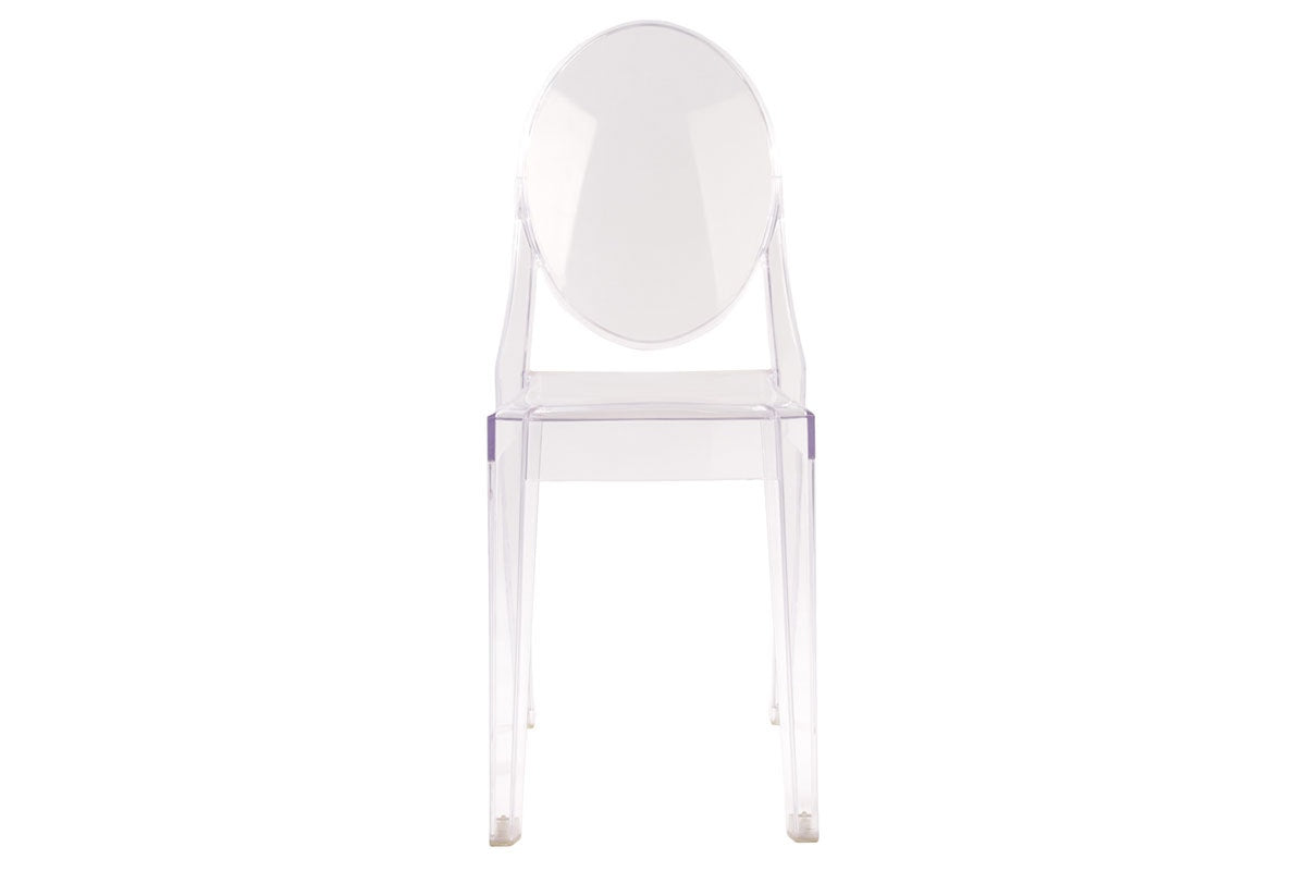 Set of 2 Matt Blatt Philippe Starck Victoria Ghost Chairs Replica (Clear)