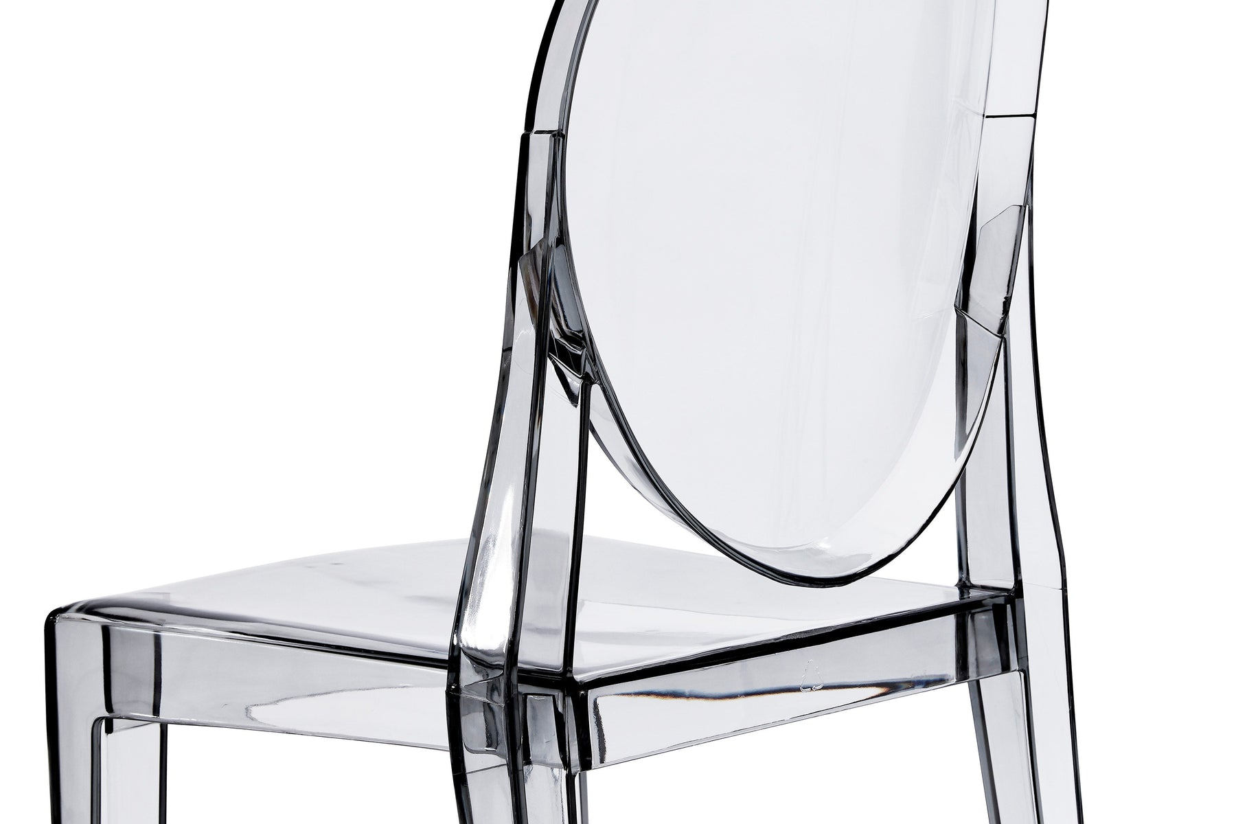 Set of 2 Matt Blatt Philippe Starck Victoria Ghost Chairs Replica (Smoke)