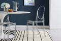 Set of 2 Matt Blatt Philippe Starck Victoria Ghost Chairs Replica (Smoke)