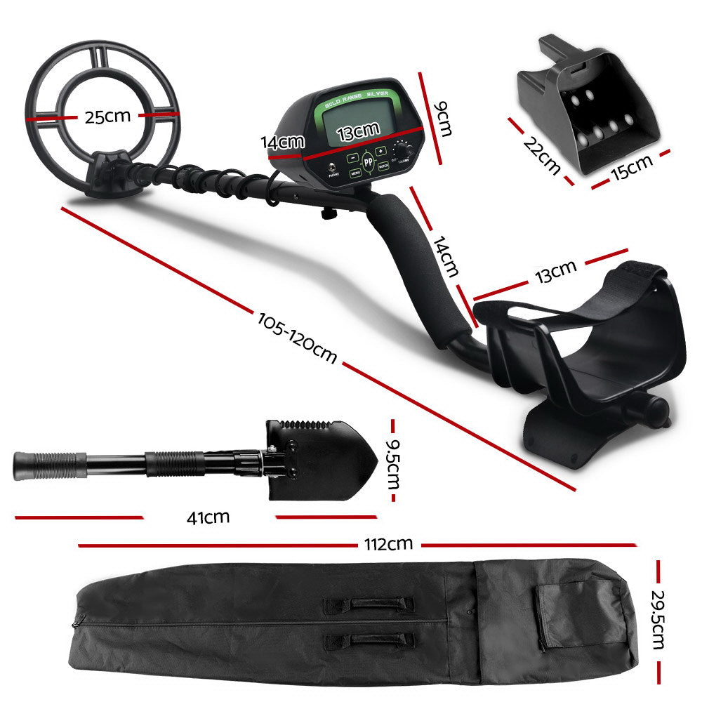 Metal Detector 220MM Deep Sensitive Waterproof Treasure Hunter Gold Digger Shovel - SuperSaverAU - view 2