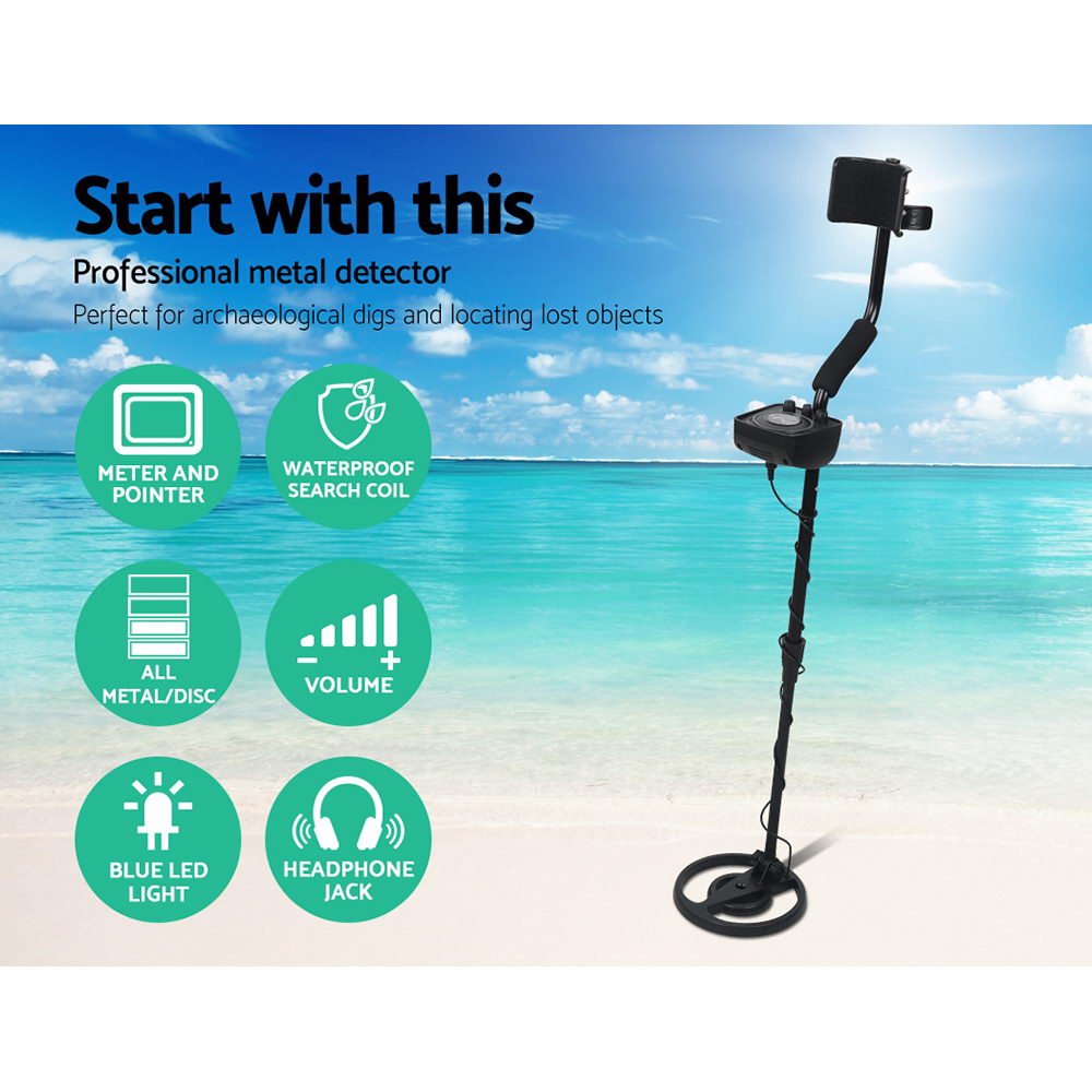 Metal Detector 160MM Deep Sensitive Waterproof Treasure Hunter Gold Digger - SuperSaverAU - view 3