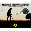 Metal Detector 180MM Deep Sensitive Waterproof Treasure Hunter Gold Digger Black - SuperSaverAU - view 5