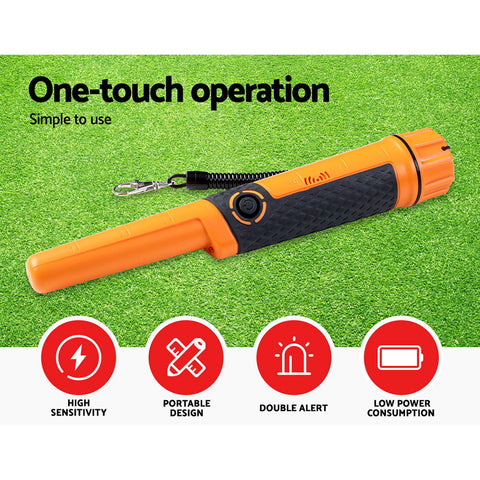 Premium Orange Waterproof Pinpointer Metal Detector 40mm