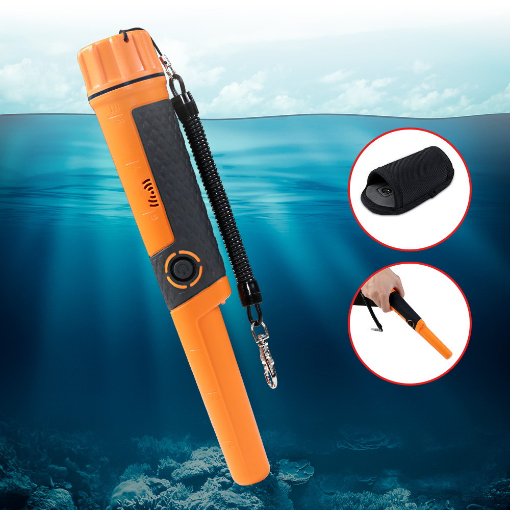 Premium Orange Waterproof Pinpointer Metal Detector 40mm