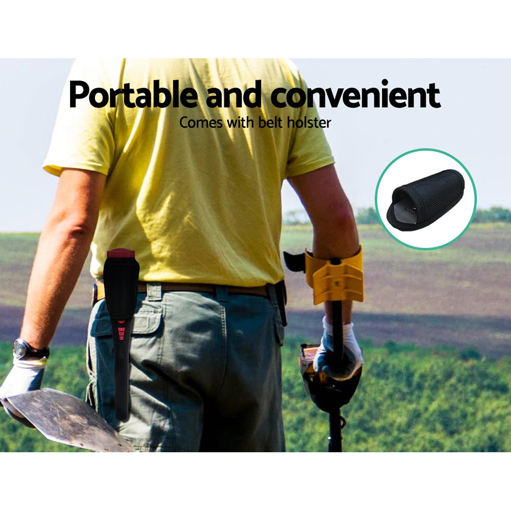 Premium Black Waterproof Pinpointer Metal Detector 40mm