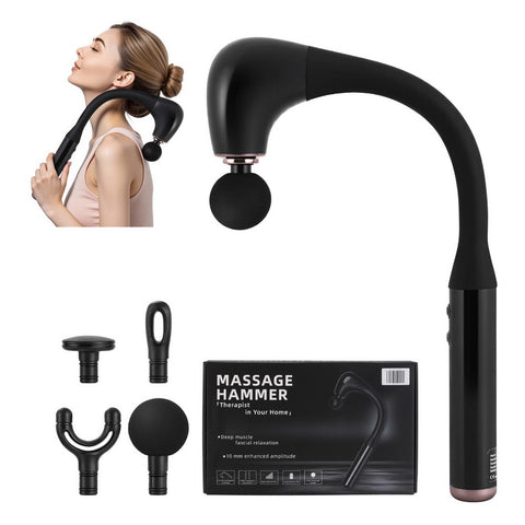 Everfit U-shaped Massage Gun with Extended Handle - 4 Heads - SuperSaverAU - view 1