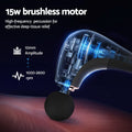 Everfit U-shaped Massage Gun with Extended Handle - 4 Heads - SuperSaverAU - view 4
