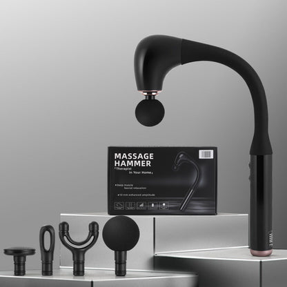 Everfit U-shaped Massage Gun with Extended Handle - 4 Heads