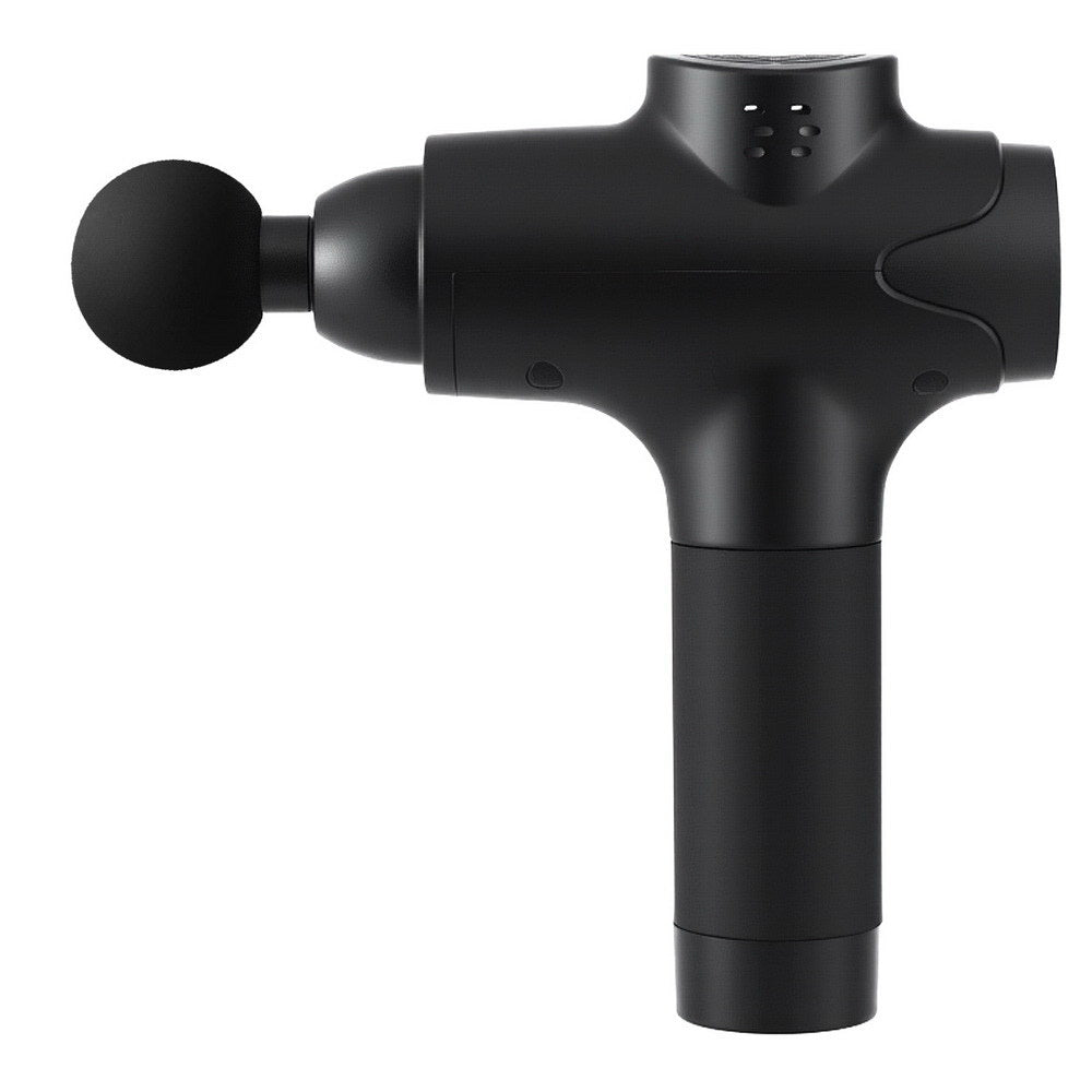 Everfit Black 30-Speed Massage Gun with 8 Heads Brushless Motor LCD Display and Case