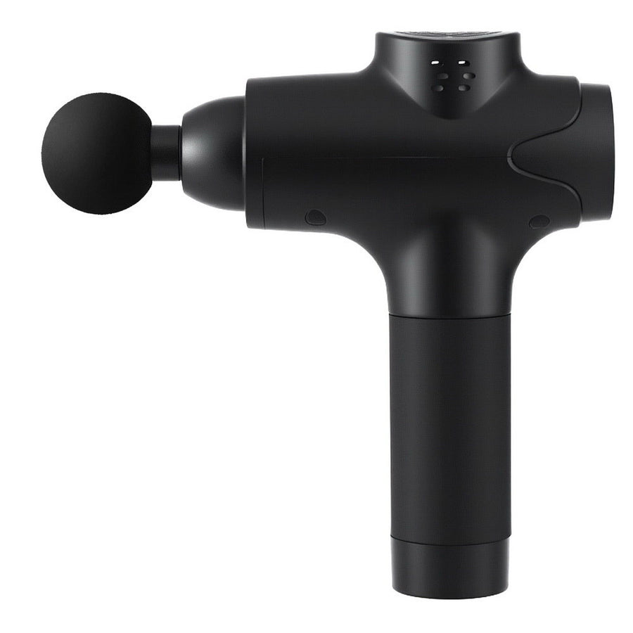 Everfit Black 30-Speed Massage Gun with 8 Heads Brushless Motor LCD Display and Case