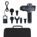 Everfit Massage Gun 30 Speed 6 Heads Vibration Muscle Massager Chargeable Grey - SuperSaverAU - view 3