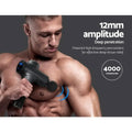 Everfit Massage Gun 30 Speed 6 Heads Vibration Muscle Massager Chargeable Grey - SuperSaverAU - view 4