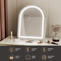 Embellir White Arch LED Vanity Makeup Mirror 35x45cm with 5X Magnifier