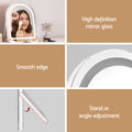 Embellir White Arch LED Vanity Makeup Mirror 35x45cm with 5X Magnifier