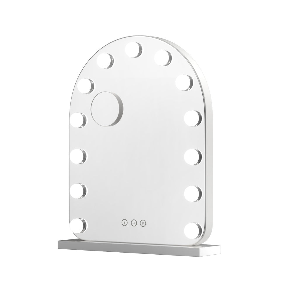Embellir LED Makeup Mirror 40x50cm with 5x Magnification & Adjustable Lighting - SuperSaverAU - view 1