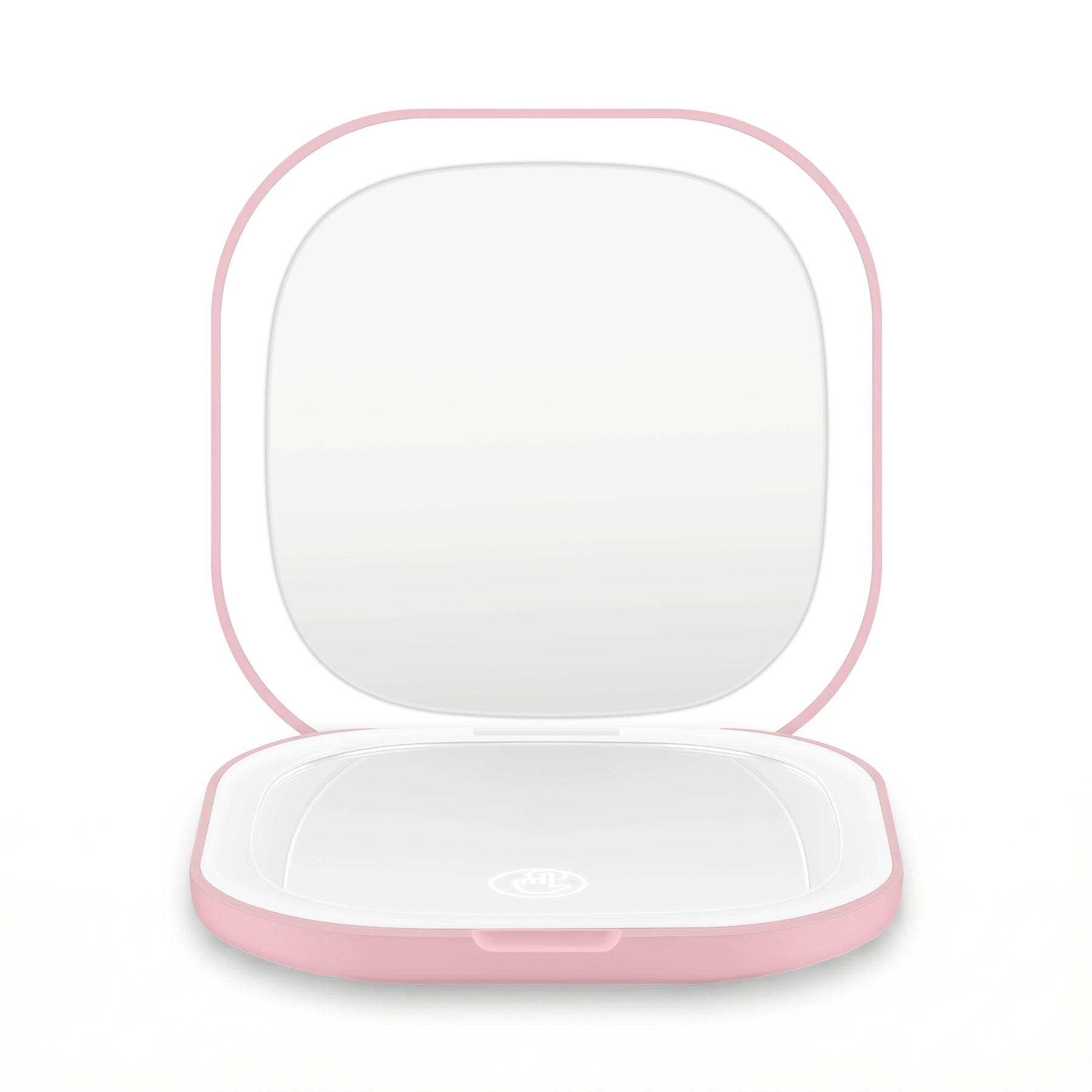 Embellir Pink LED Compact Travel Makeup Mirror 1X 10X Magnification