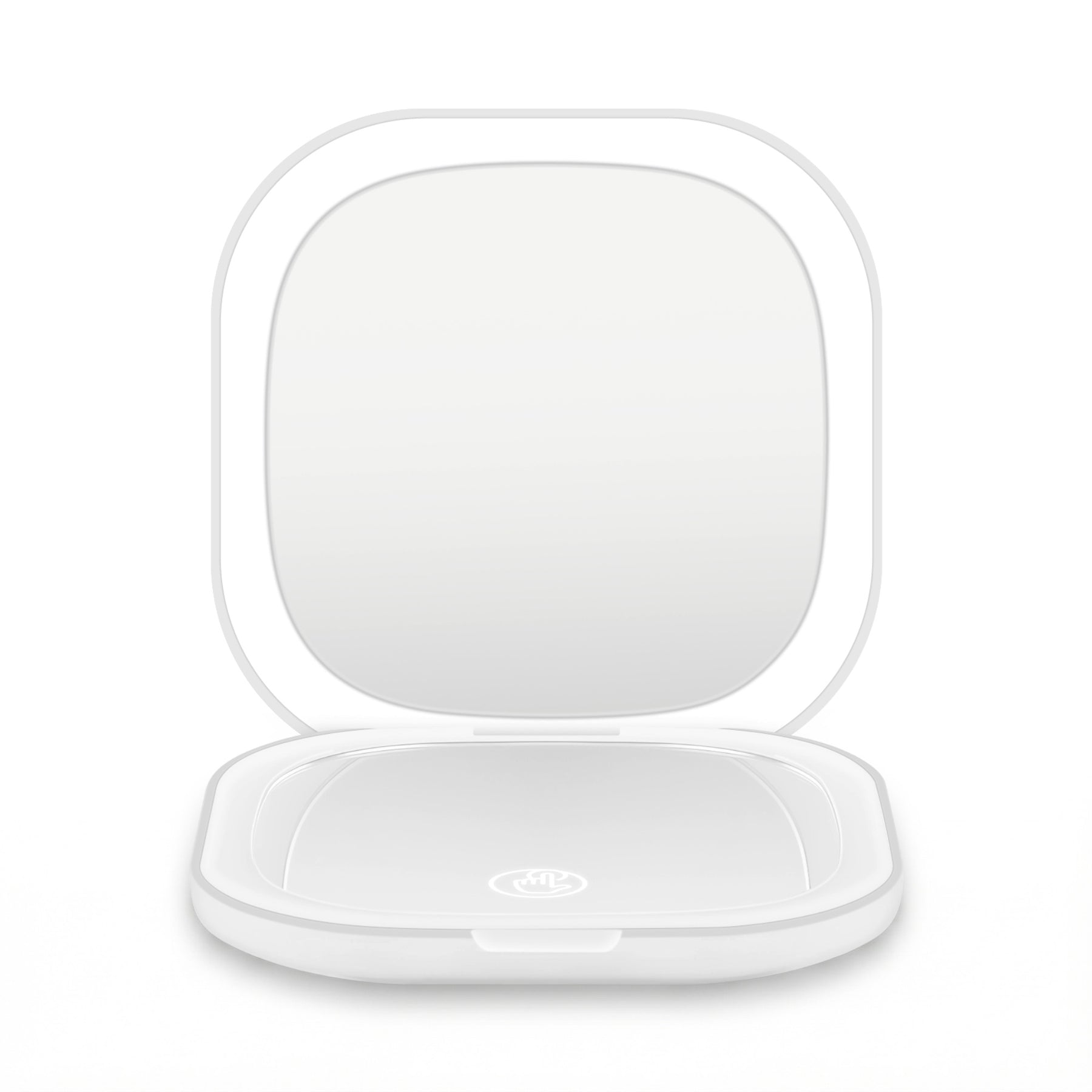 Embellir White LED Compact Travel Makeup Mirror 1X 10X Magnification