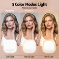 Embellir White LED Compact Travel Makeup Mirror 1X 10X Magnification