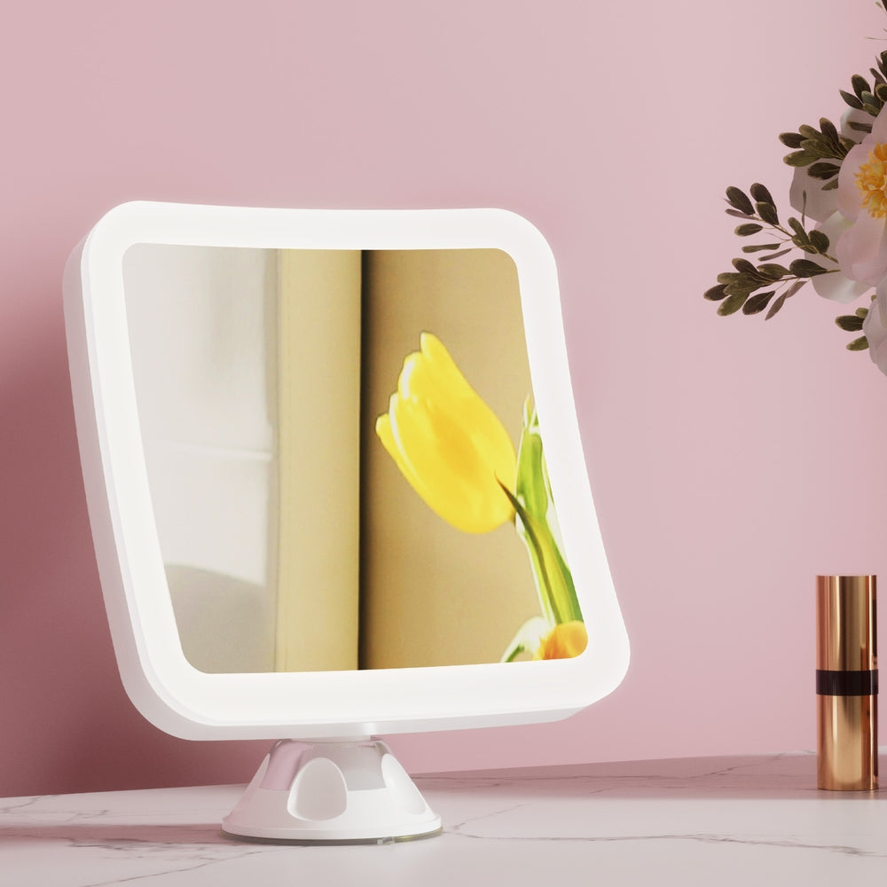 Embellir Cordless 10x Magnification LED Makeup Mirror with Suction Cup