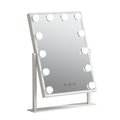 Embellir Makeup Mirror 30x41cm Hollywood Vanity with LED Light Rotation Tabletop - SuperSaverAU - view 6