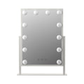 Embellir Makeup Mirror 30x41cm Hollywood Vanity with LED Light Rotation Tabletop - SuperSaverAU - view 2