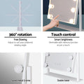 Embellir Makeup Mirror 30x41cm Hollywood Vanity with LED Light Rotation Tabletop - SuperSaverAU - view 5