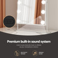 Embellir Hollywood Vanity Mirror 30x40cm with LED Light & Bluetooth Speaker - SuperSaverAU - view 4