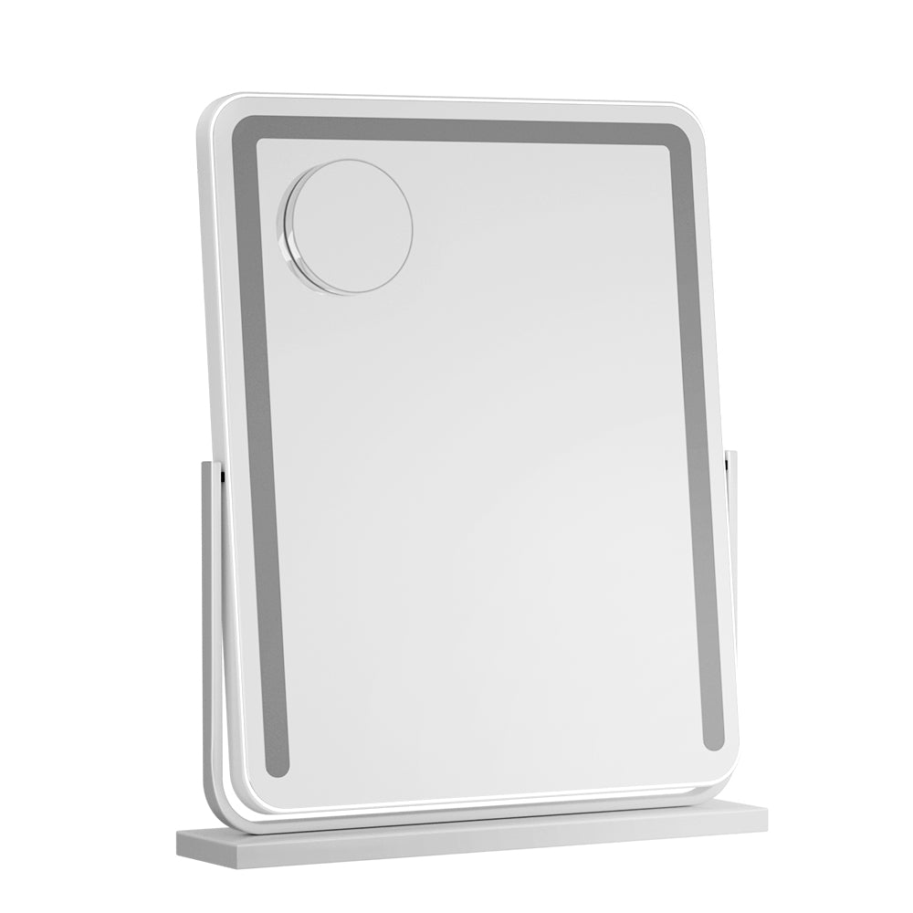 Embellir Makeup Mirror 40x50cm LED Light Strip with 180° Rotation and Touch Controls - SuperSaverAU - view 7