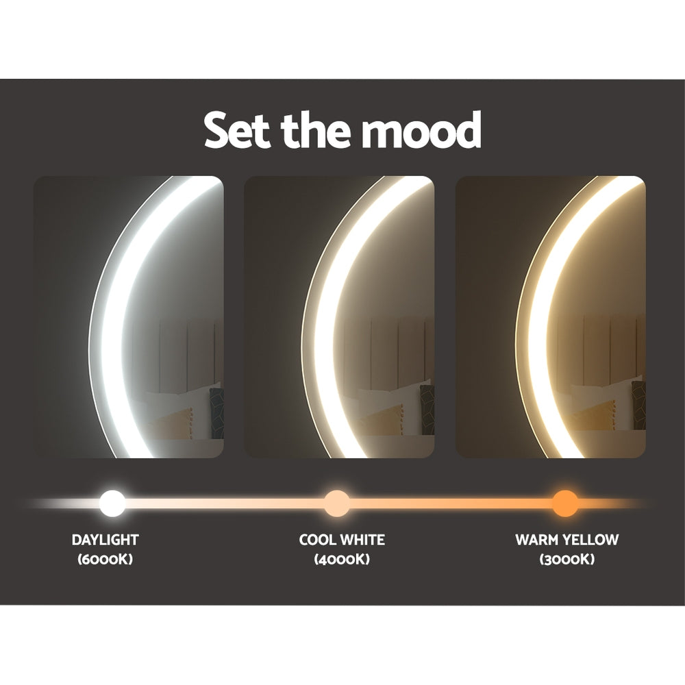 Embellir Makeup Mirror 49x28cm with LED Light & Bluetooth Speaker - SuperSaverAU - view 6