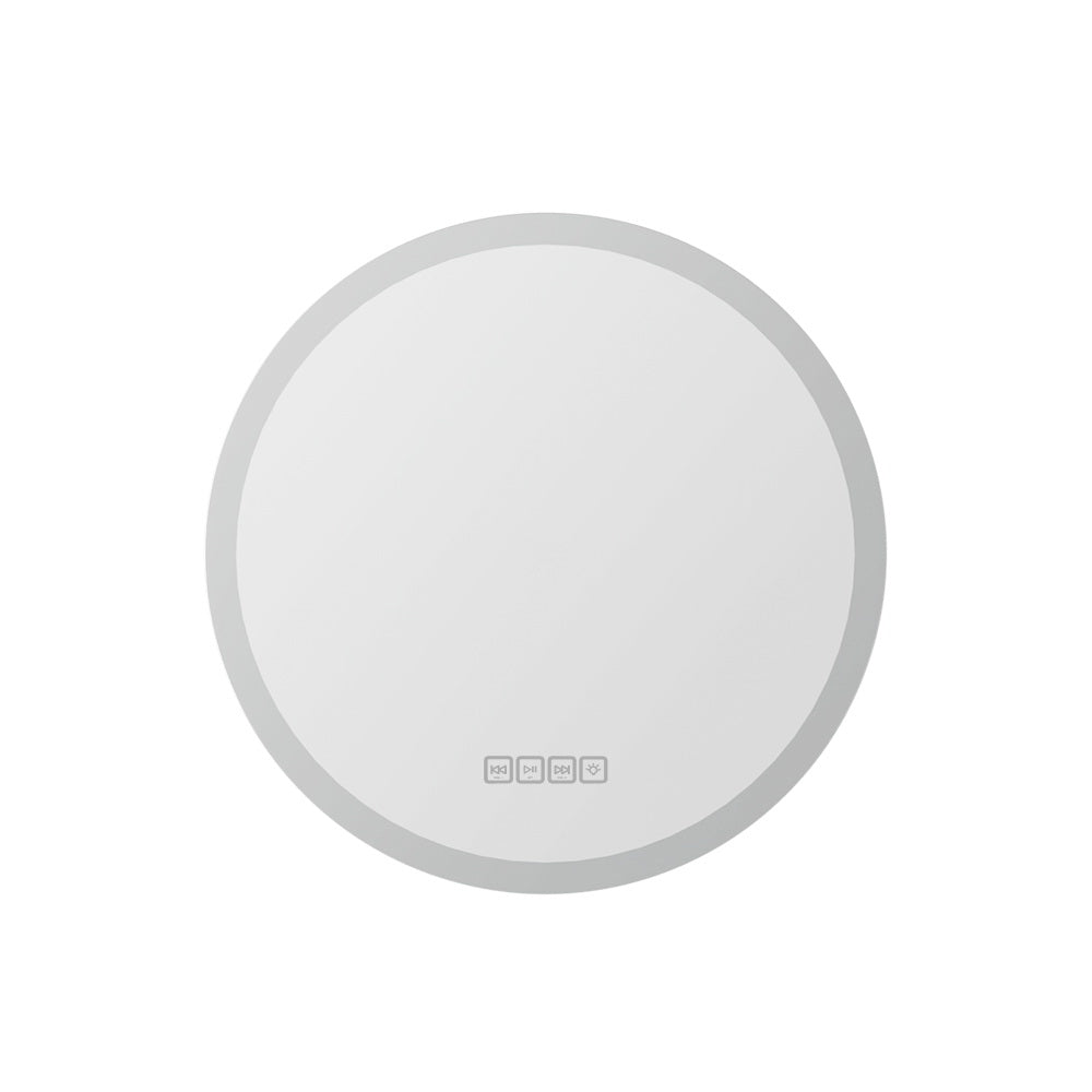 Embellir 50CM Bluetooth LED Wall Mirror with Anti-Fog and Touch Control - SuperSaverAU - view 1