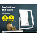 Embellir Makeup Mirror 25x30cm Hollywood Vanity with LED Light Rotation White - SuperSaverAU - view 4
