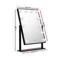 Embellir Makeup Mirror 30x48cm Hollywood Vanity with LED Light Rotation Tabletop - SuperSaverAU - view 2