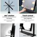 Embellir Makeup Mirror 30x48cm Hollywood Vanity with LED Light Rotation Tabletop - SuperSaverAU - view 6