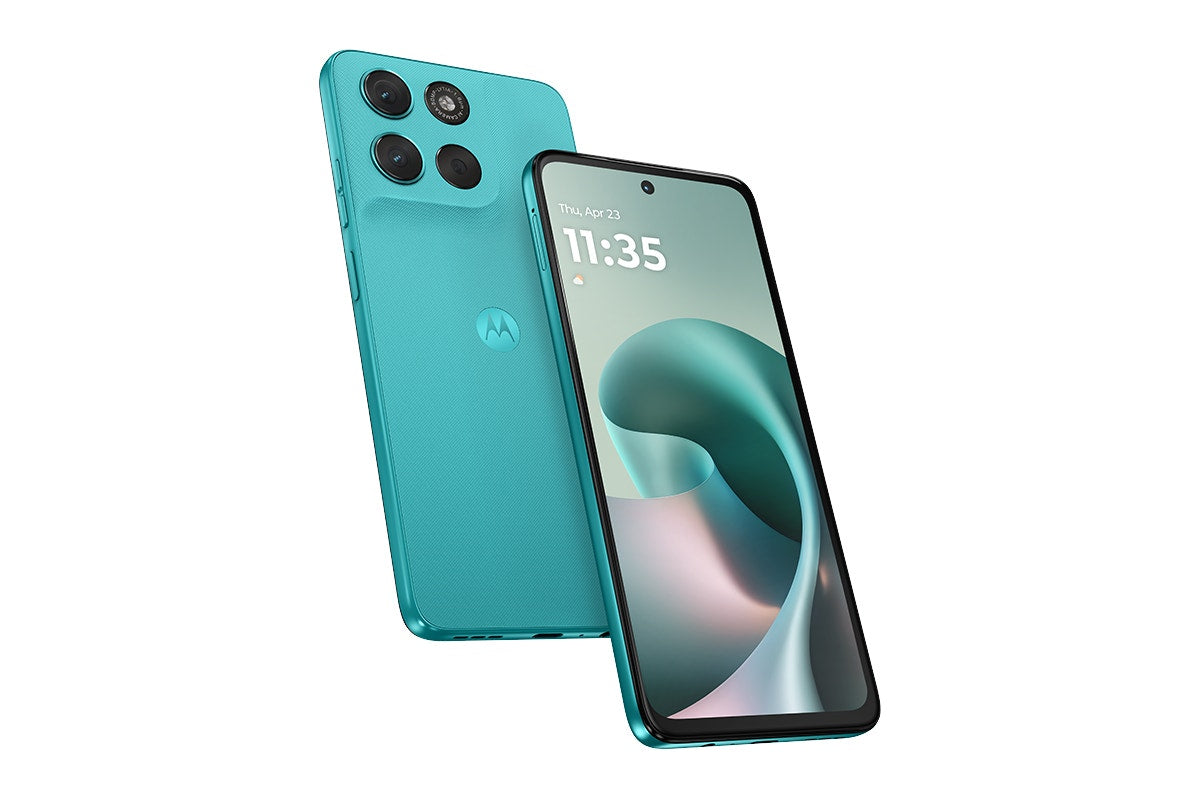 Motorola Moto G57 4G (128GB, Fluidity Cyan)