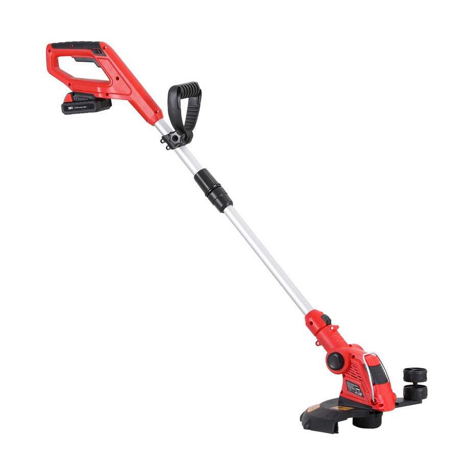 Giantz 20V Cordless Line Trimmer 250mm, Lightweight, Adjustable Handle, 50mins Run Time - SuperSaverAU - view 1