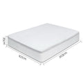 Giselle Bedding Bamboo Fabric Mattress Protector King Single - Water-Resistant, Machine Washable - SuperSaverAU - view 2