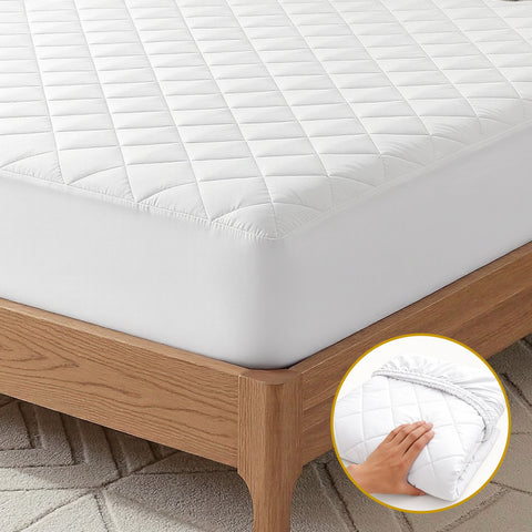 Giselle Bedding Waterproof Cotton Mattress Protector – Double