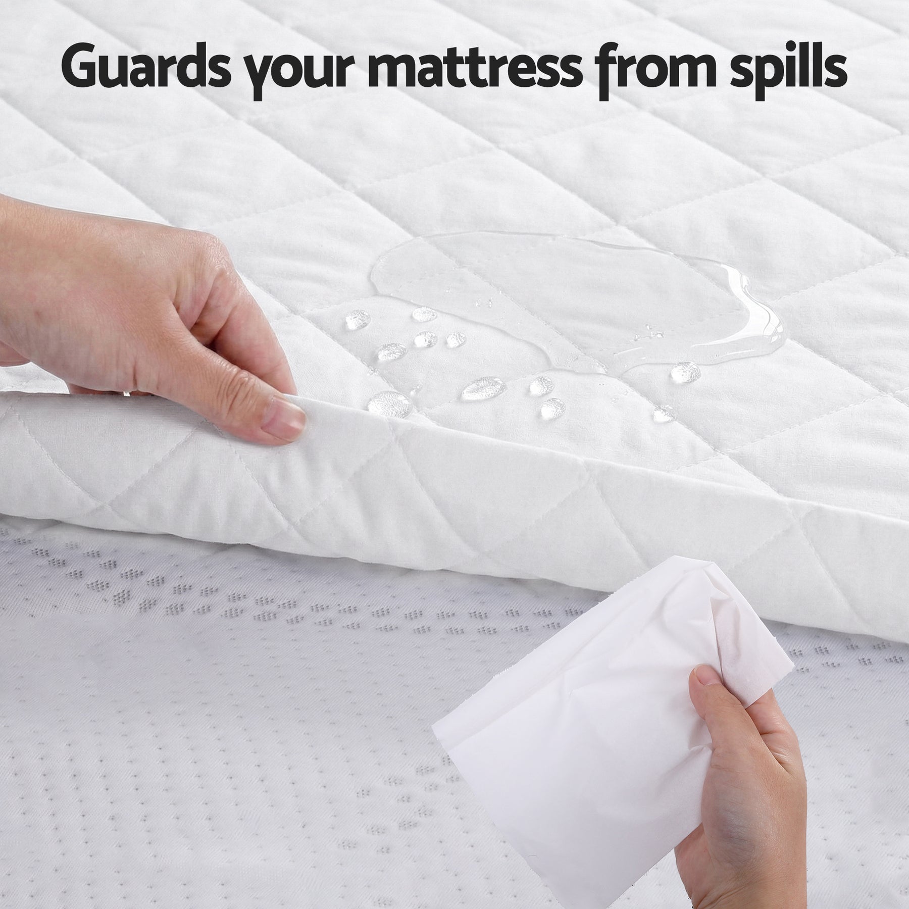 Giselle Bedding Waterproof Cotton Mattress Protector – King