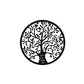 Artiss Metal Wall Art 60cm Round Tree of Life Sculpture with Wall Mounting Bracket - SuperSaverAU - view 2