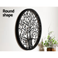 Artiss Metal Wall Art 60cm Round Tree of Life Sculpture with Wall Mounting Bracket - SuperSaverAU - view 4