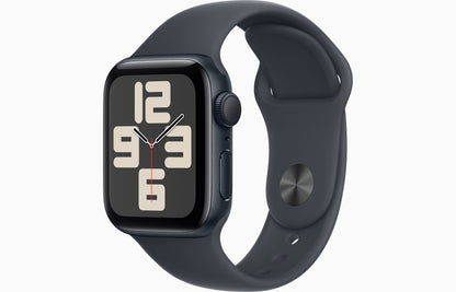 Apple Watch SE GPS 40mm Midnight Aluminium Case With Midnight Sport Band M/L