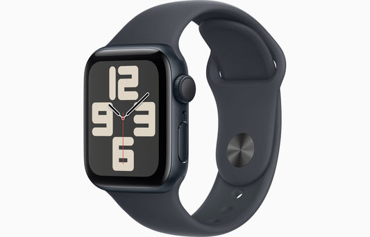 Apple Watch SE GPS 40mm Midnight Aluminium Case With Midnight Sport Band M/L