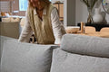 Brosa Como Motion Modular Sofa with Chaise (Seashell White, Right Chaise)