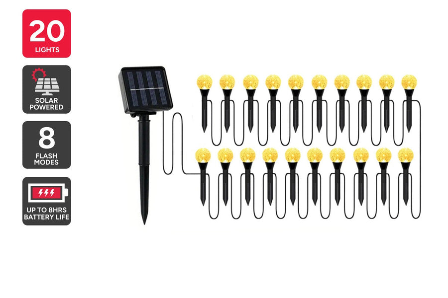 20 Piece Solar Garden Light Set
