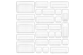 25 Piece Clear Drawer Organiser Set