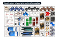 25 Piece Clear Drawer Organiser Set